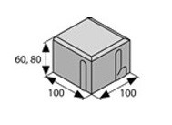 BEST MOZAIK výška 80mm bílá STANDARD